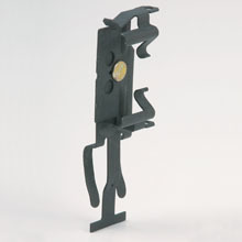 Eaton B-Line series acoustical tee and t-bar fasteners, Acoustical tee, 1" Height, 1" Length, 1" Width, 0.042lbs, Top mount T-bar fasteners, 2 Max runs, Assemblies support MC, AC, sizes 14/2 through 10/3 or 0.38" FMC