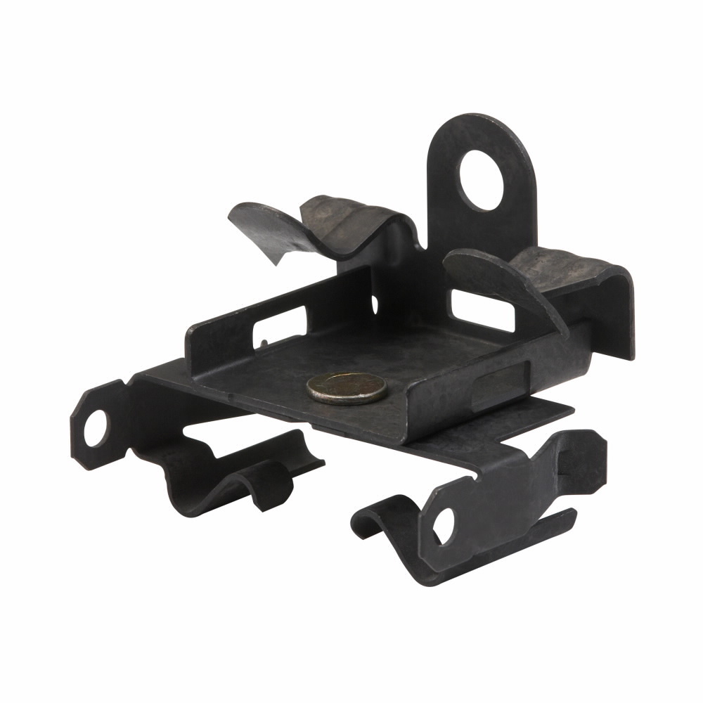 Eaton B-Line series cable support fasteners, Beams, Flange, 1" Height, 1" Length, 1" Width, 0.052lbs, Cable to beam fasteners, .31" Min mount size, .5" Max mount size, M10 rod size, 2 Max runs