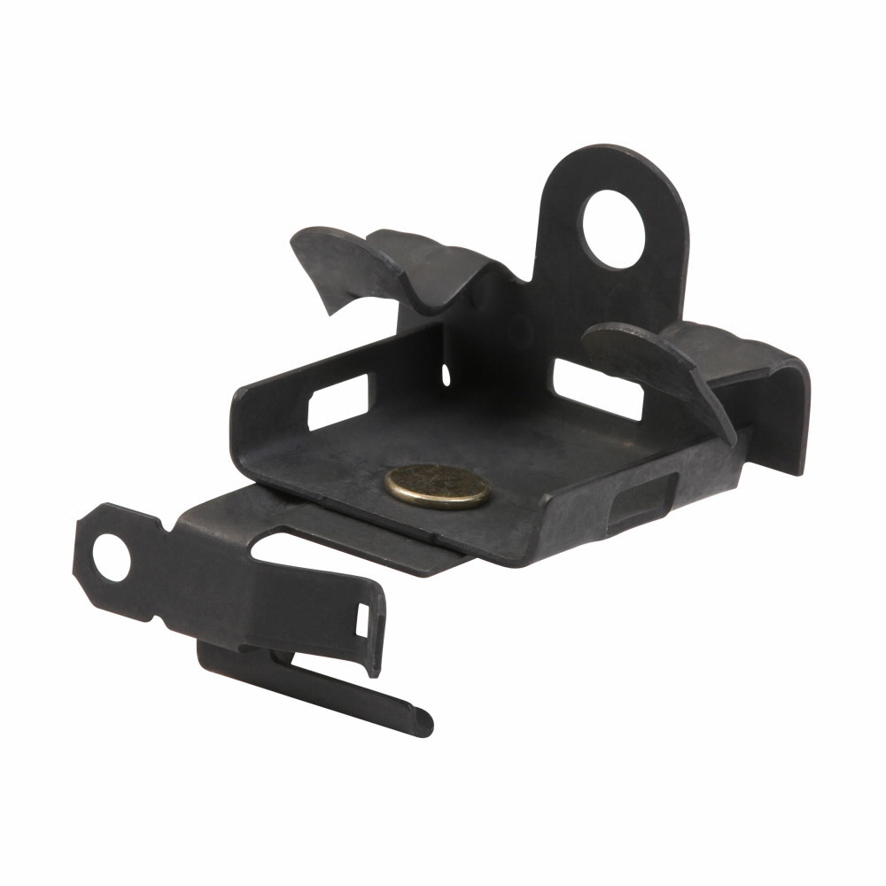 Eaton B-Line series cable support fasteners, Beams, Flange, 1" Height, 1" Length, 1" Width, 0.052lbs, Cable to beam fasteners, .31" Min mount size, .5" Max mount size, M8 rod size, 1 Max runs