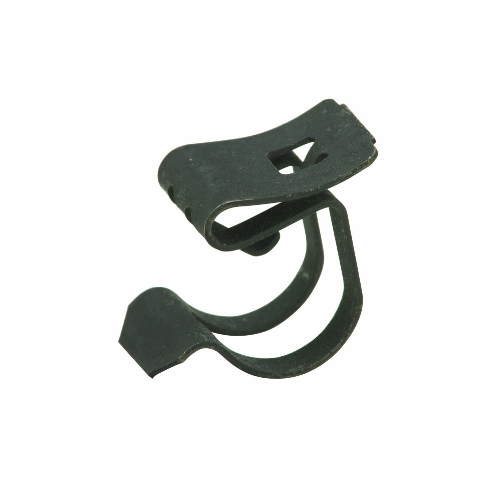 Eaton B-Line series cable support fasteners, Conduit and cable, Flange, 1" Height, 1" Length, 1" Width, 0.014lbs, Flexible conduit fastener, .16" Max mount size, .42" Min cable diameter, 0.7" Max cable diameter, Zinc plated