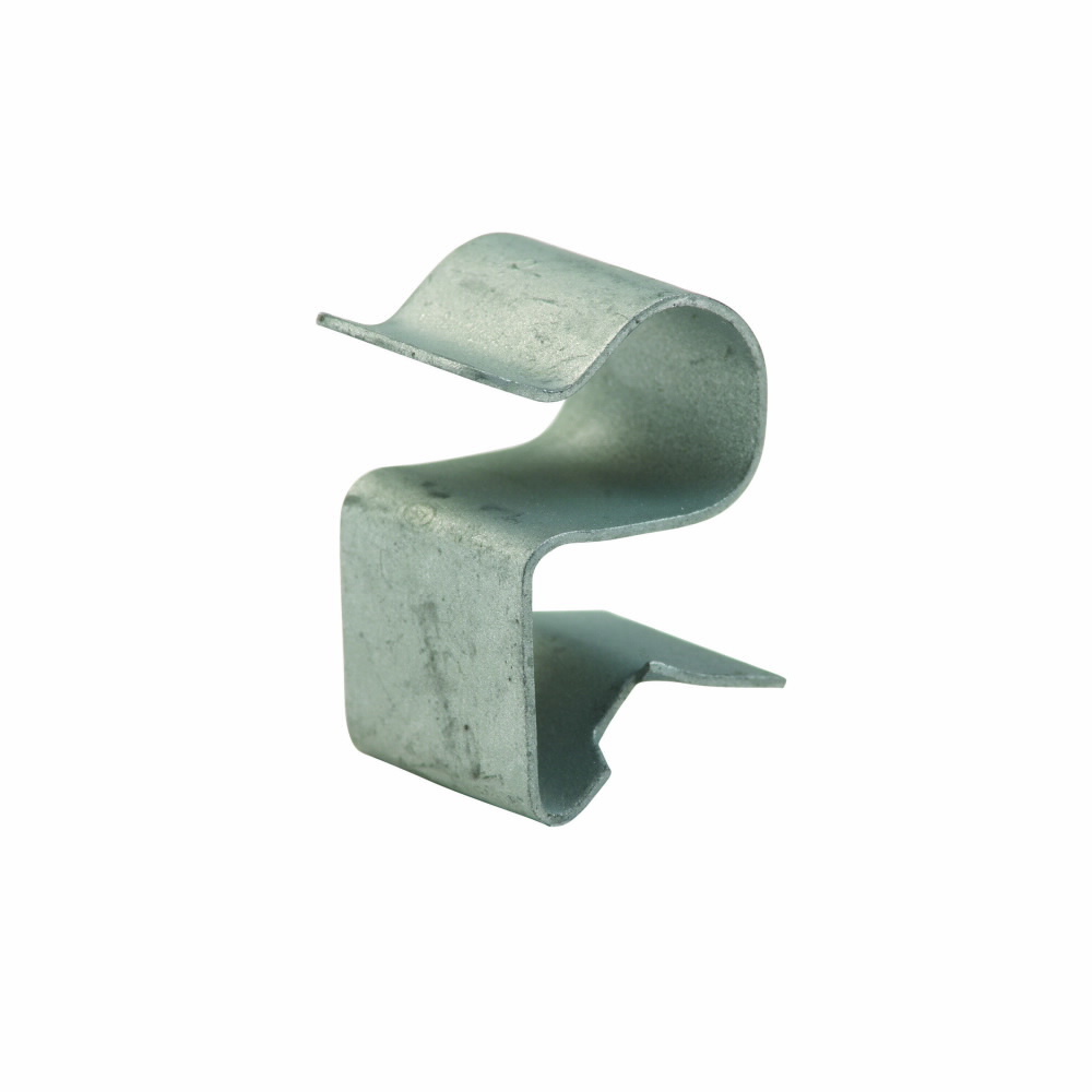 Eaton B-Line series cable support fasteners, Conduit and cable, Flange, 0.05lbs, Flexible conduit/cable fasteners, .13" Min, .25" Max mount size, .29" Min, 0.375" Max cable diameter, 200 lbs load capacity, Zinc plated
