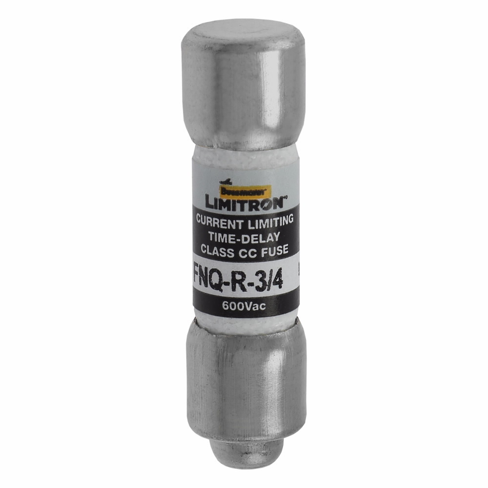 Eaton Bussmann series FNQR fuse, 0.75 A, Class CC, Nonindicatin