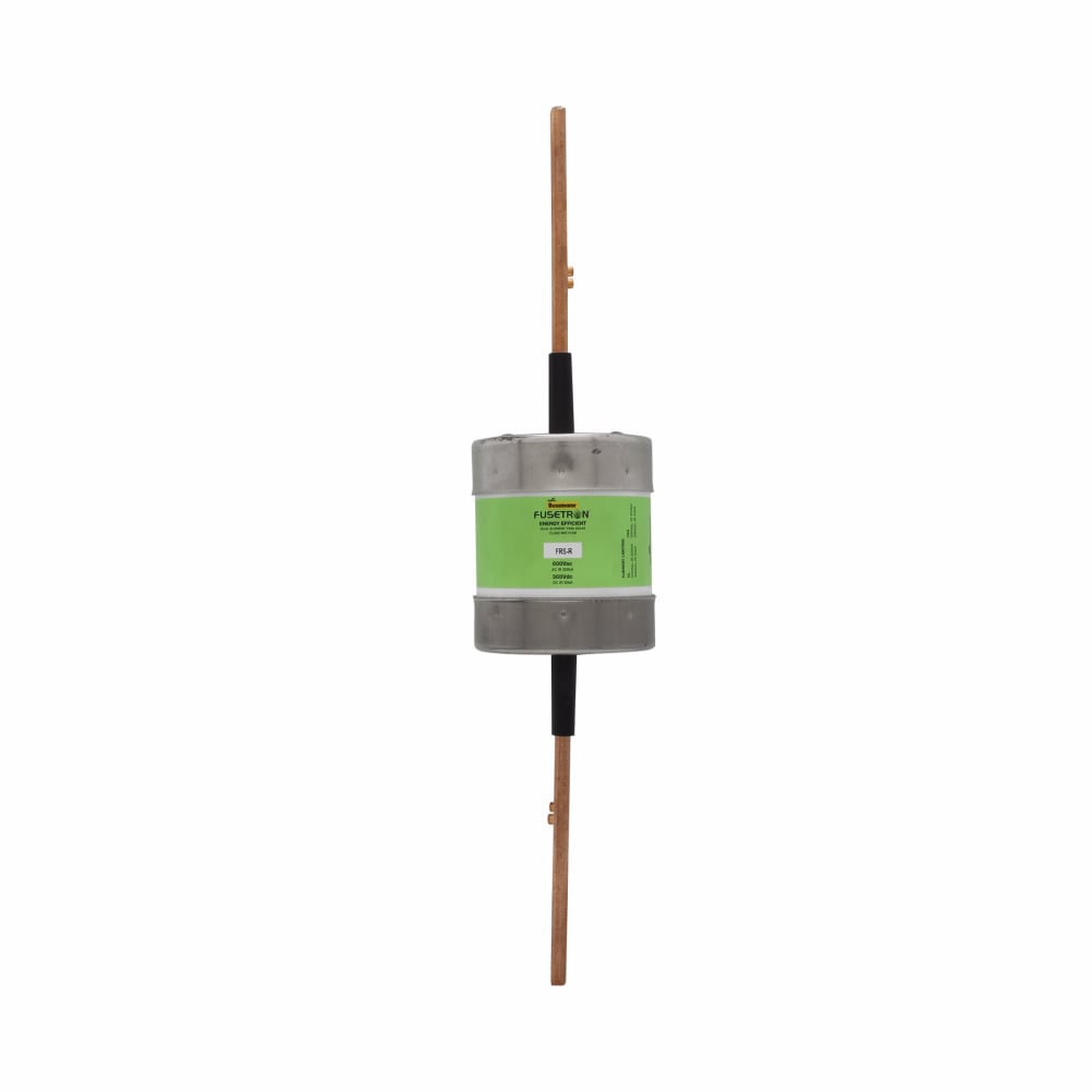Eaton Bussmann series FRS-R fuse, 600 A, Dual, Class RK5, Non-indicating, Blade end x blade end, 10 sec at 500%, 20 kAIC at 300 Vdc,200 kAIC at 600 V, Standard, 600 V, 300 Vdc
