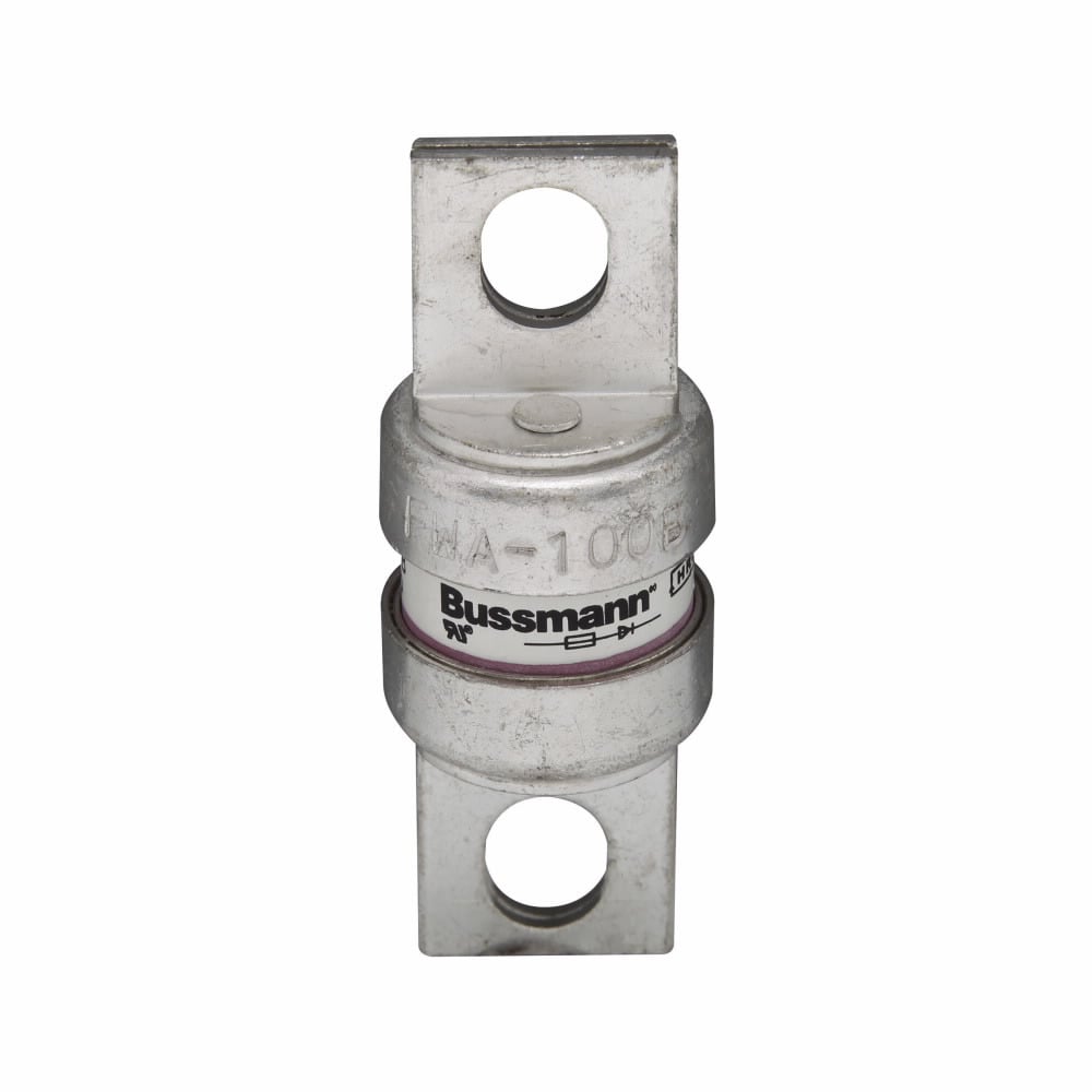Eaton Bussmann series FWA high speed fuse, 500 Vac/dc (35-800A only), 300A, 200 kAIC Vac (70-1000A), 20 kAIC at 150 Vdc (70-800A), 100 kAIC at 80 Vdc (70-1000A), None, High speed fuse, Blade end X blade end, Stud