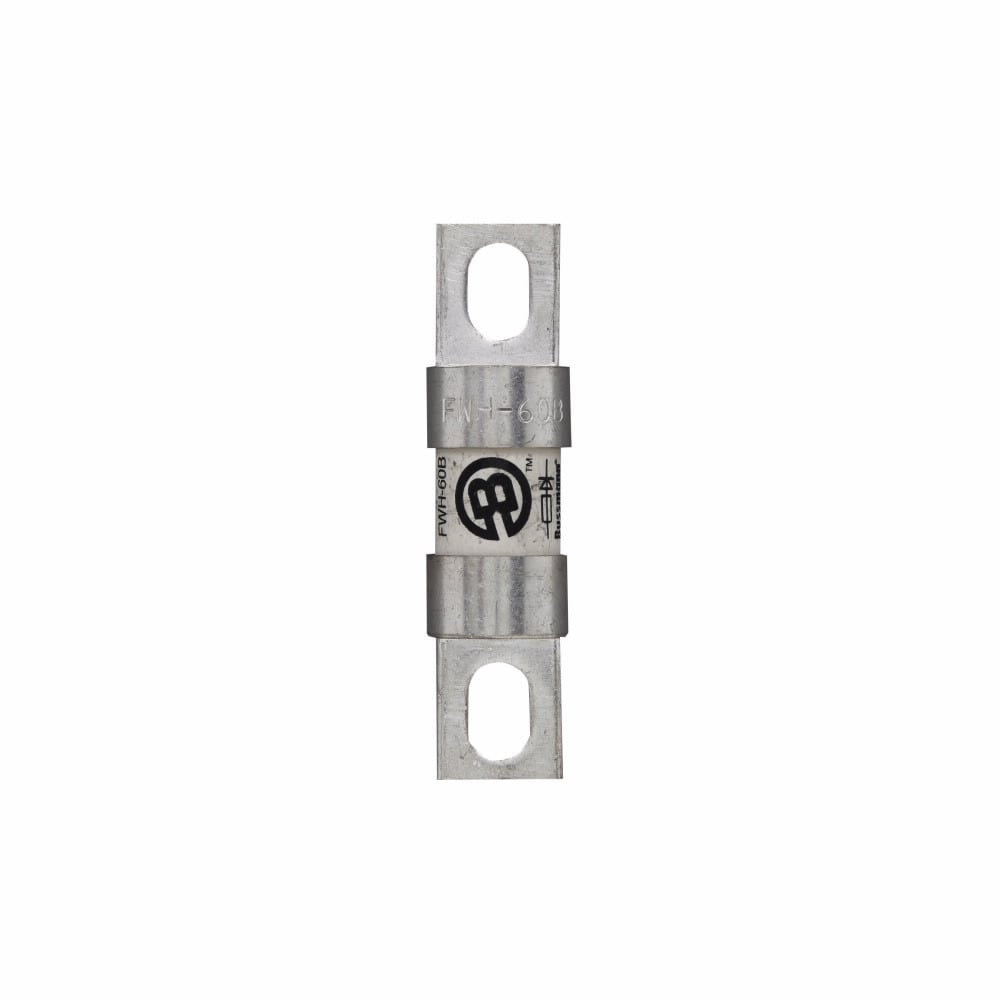Eaton Bussmann series FWH high speed fuse, 750 Vac, 750 Vdc, 45A, 200 kAIC at 1000 Vac, 50 kAIC at 500 Vdc, None, High speed fuse, Blade end X blade end, Stud