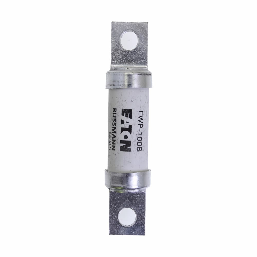 Eaton Bussmann series FWP high speed fuse, 250 Vac/dc, 90A, 200 kAIC Vac, 50 kAIC at 700 Vdc, None, High speed fuse, Blade end X blade end, Stud