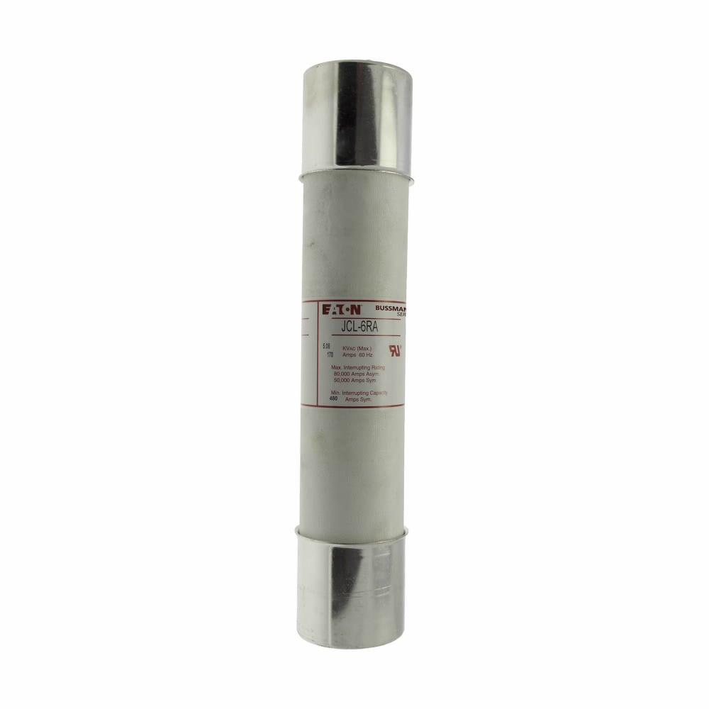 Eaton Bussmann series JCW E-Rated PT medium voltage fuse, Current limiting, 2A, 2.4/5.5 kV, 40 kAIC RMS Symmetrical interrupt rating, E class, Single element, Ferrule end X ferrule end connection, 1 barrel, 1.63 in diameter
