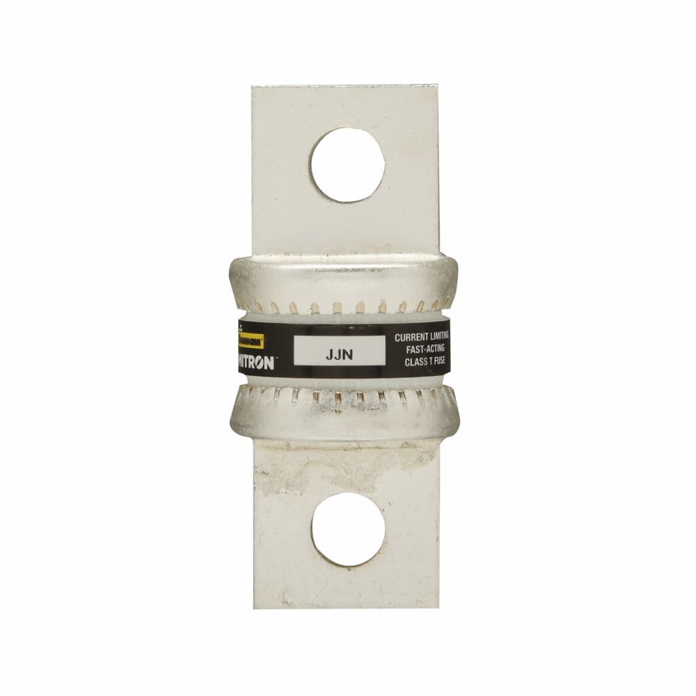 Eaton Bussmann series JJN fuse, Current-limiting very fast acting fuse, VFD line protection, 200 A, Class T, Non-indicating, Bolted blade end x bolted blade end, 200 kAIC at 300 V,20 kAIC at 160 Vdc, Standard, 1, 300 V, 160 Vdc