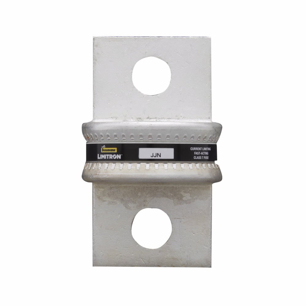 Eaton Bussmann series JJN fuse, Current-limiting very fast acting fuse, VFD line protection, 700 A, Class T, Non-indicating, Bolted blade end x bolted blade end, 100 kAIC at 170 Vdc,200 kAIC at 300 V, Standard, 1, 300 V, 170 Vdc
