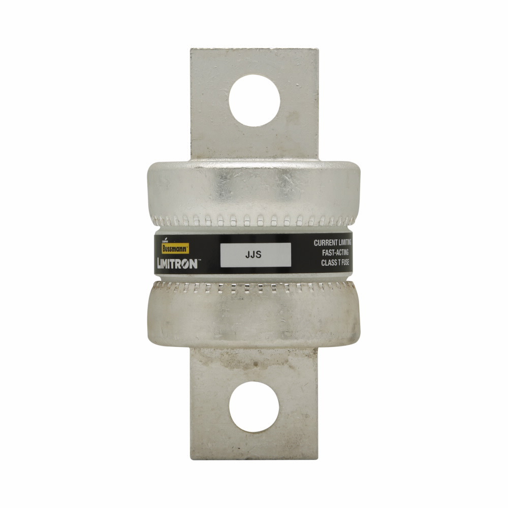 Eaton Bussmann series JJS fuse, Current-limiting very fast acting fuse, Small footprint, VFD line protection, 500 A, Class T, Non-indicating, Bolted blade end x bolted blade end, 200 kAIC at 600 V, Standard, 1, 600 V