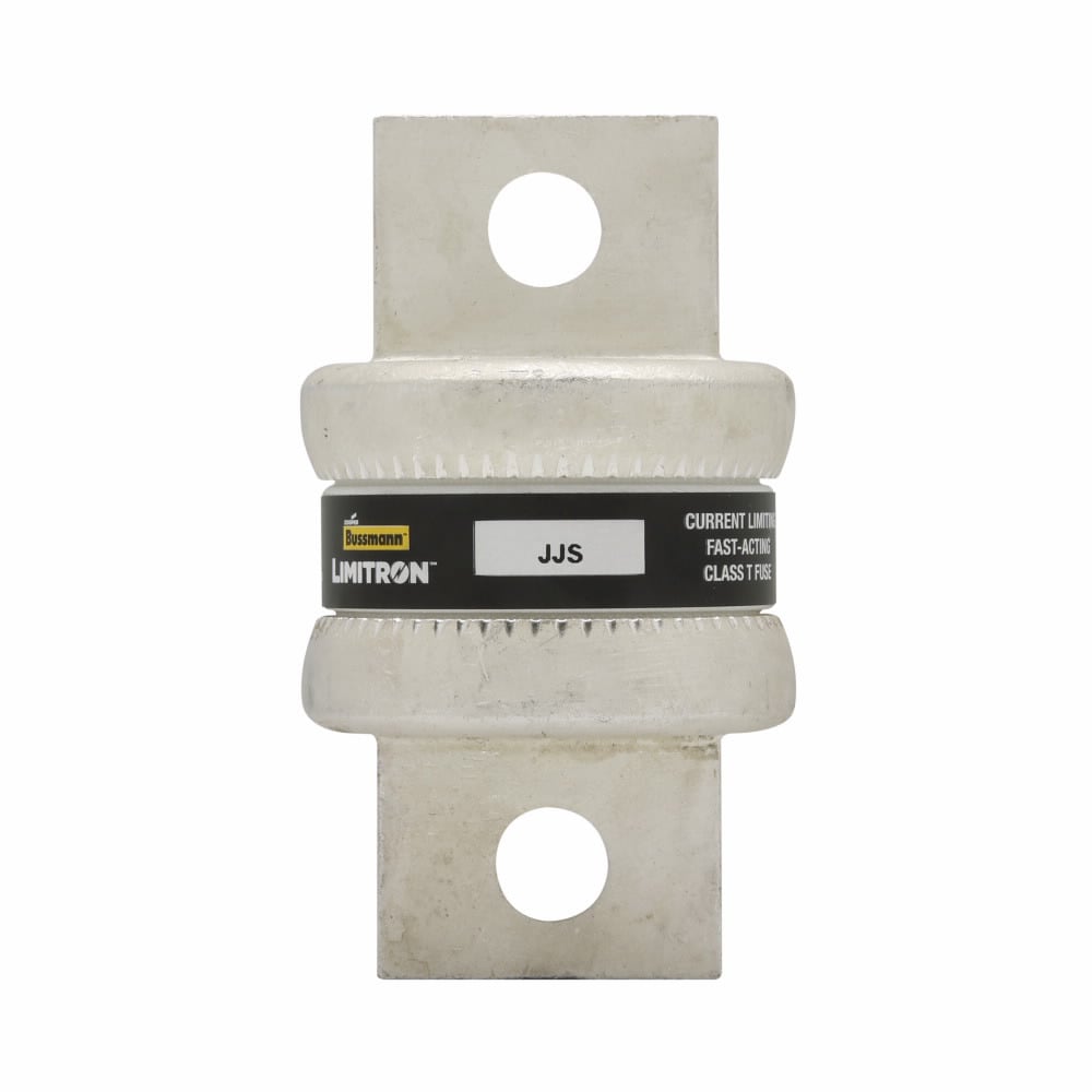 Eaton Bussmann series JJS fuse, Current-limiting very fast acting fuse, Small footprint, VFD line protection, 800 A, Class T, Non-indicating, Bolted blade end x bolted blade end, 200 kAIC at 600 V, Standard, 1, 600 V