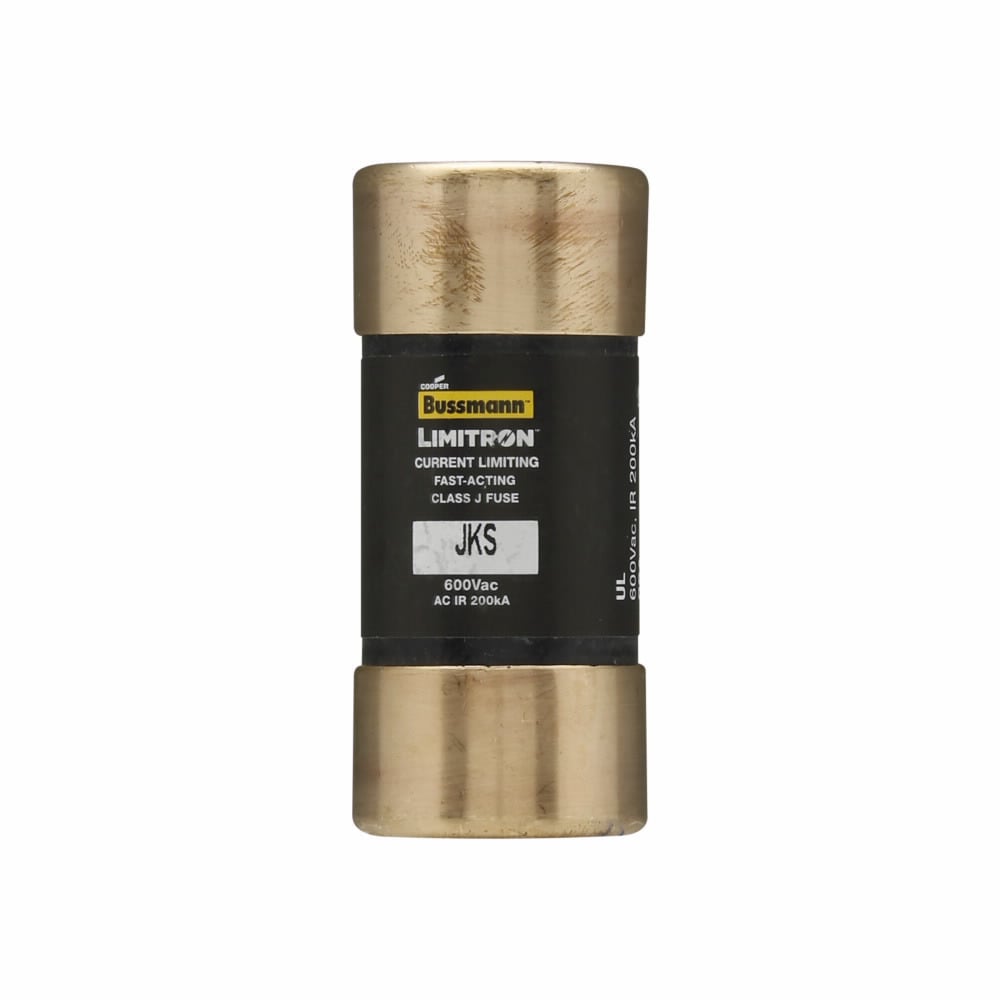 Eaton Bussmann series JKS fuse, LIMITRON Fast-acting fuse, Power panelboards, machinery disconnects, 35 A, 1, Class J, Non-indicating, Ferrule end x ferrule end, 200 kAIC at 600 Vac, Standard, 10, 600 V
