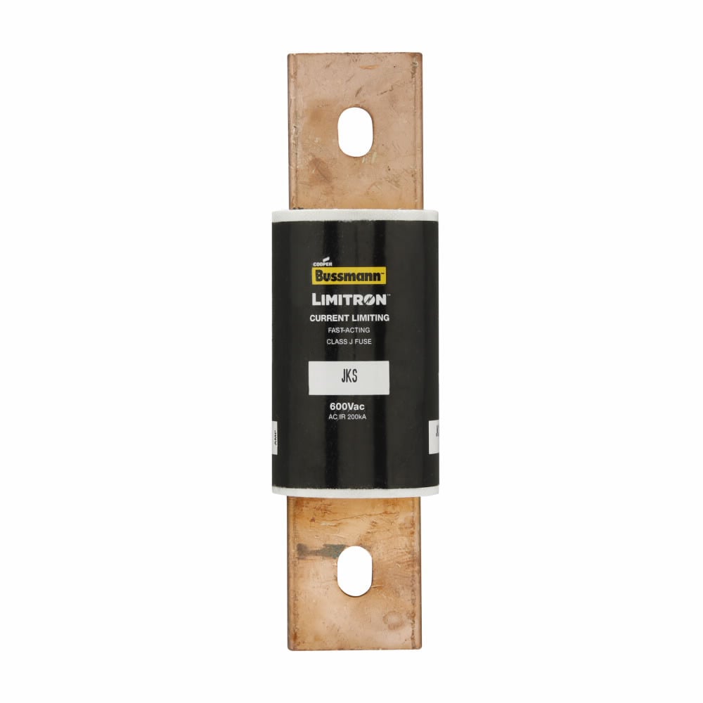 Eaton Bussmann series JKS fuse, LIMITRON Fast-acting fuse, Power panelboards, machinery disconnects, 350 A, 1, Class J, Non-indicating, Bolted blade end x bolted blade end, 200 kAIC at 600 Vac, Standard, 1, 600 V
