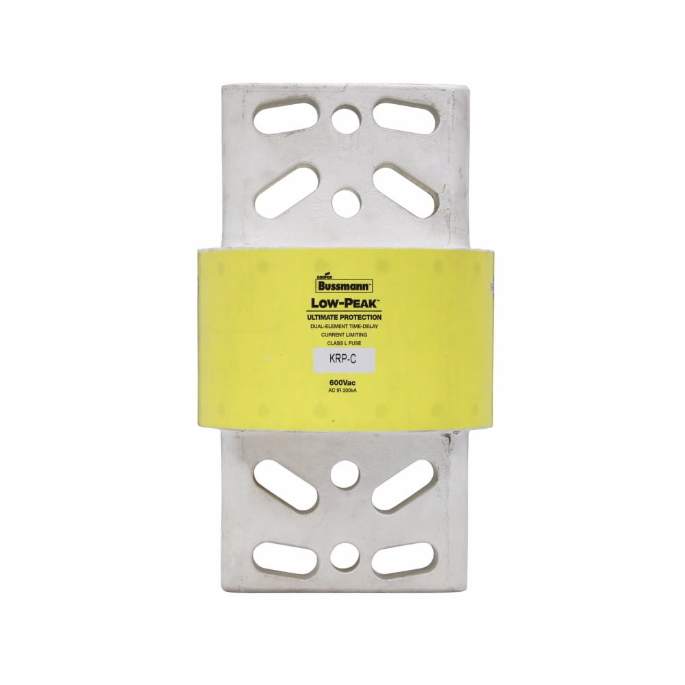 Eaton Bussmann series KRP-C fuse, Current-limiting time-delay fuse, 4500 A, L, Non-indicating, Bolted blade end x bolted blade end, 4 sec at 500%, 300 kAIC at 600 V, 600 V