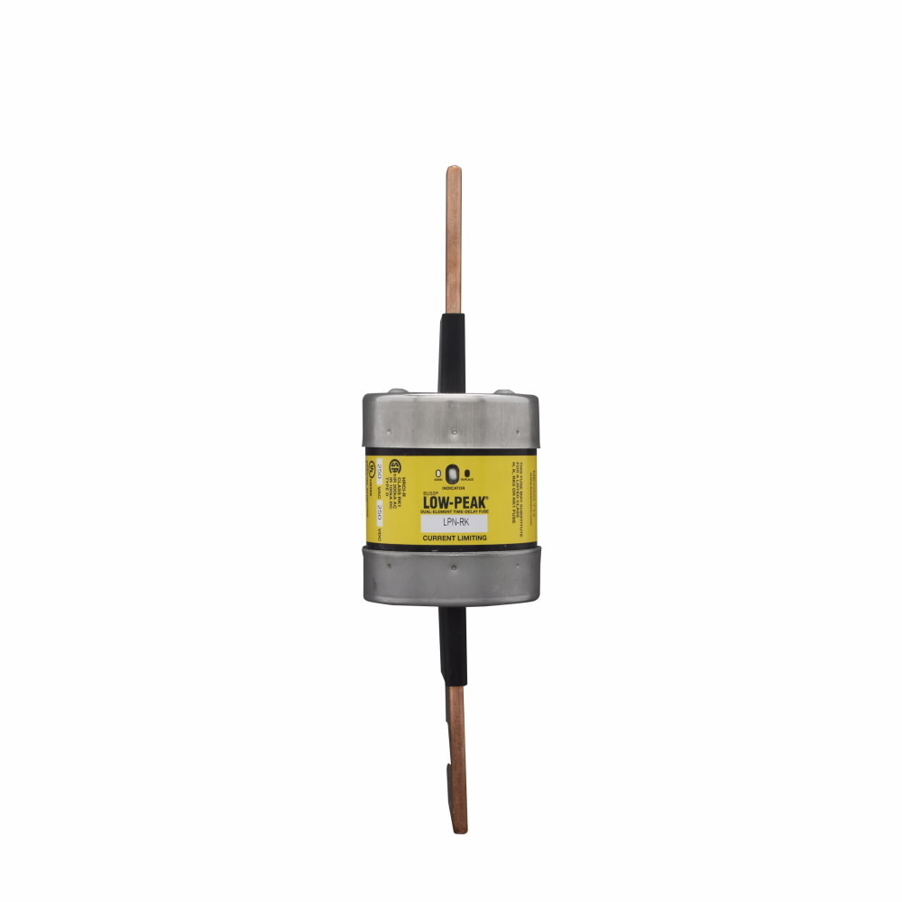 Eaton Bussmann series LPN-RK fuse, Low-peak fuse, 500 A, Dual, Class RK1, With Indicator, Time delay,Current-limiting, 300 kAIC at 250 V,100 kAIC at 250 Vdc, Standard, 1, 250 V, 250 Vdc