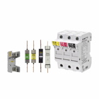 Eaton Bussmann Series LPN-RK Fuse,Low Peak Fuse,Current-Limiting,time delay,Electrically isolated end cap,60 A,250 Vac,125 Vdc,300 kAIC at 250 Vac,100 kAIC at 125 Vdc,Class RK1,10s at 500% response time,Dual element,Open fuse indicator