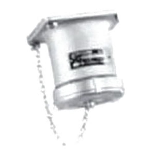 Powertite; Spring Door Receptacle; 60 Amp, 600 Volt AC, 250 Volt DC, 4-Pole, 3-Wire