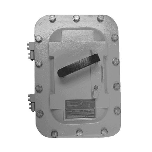 Non-Fused Disconnect Switch; 30 Amp, 600 Volt AC, 125/250 Volt DC, 3 Pole, Gray
