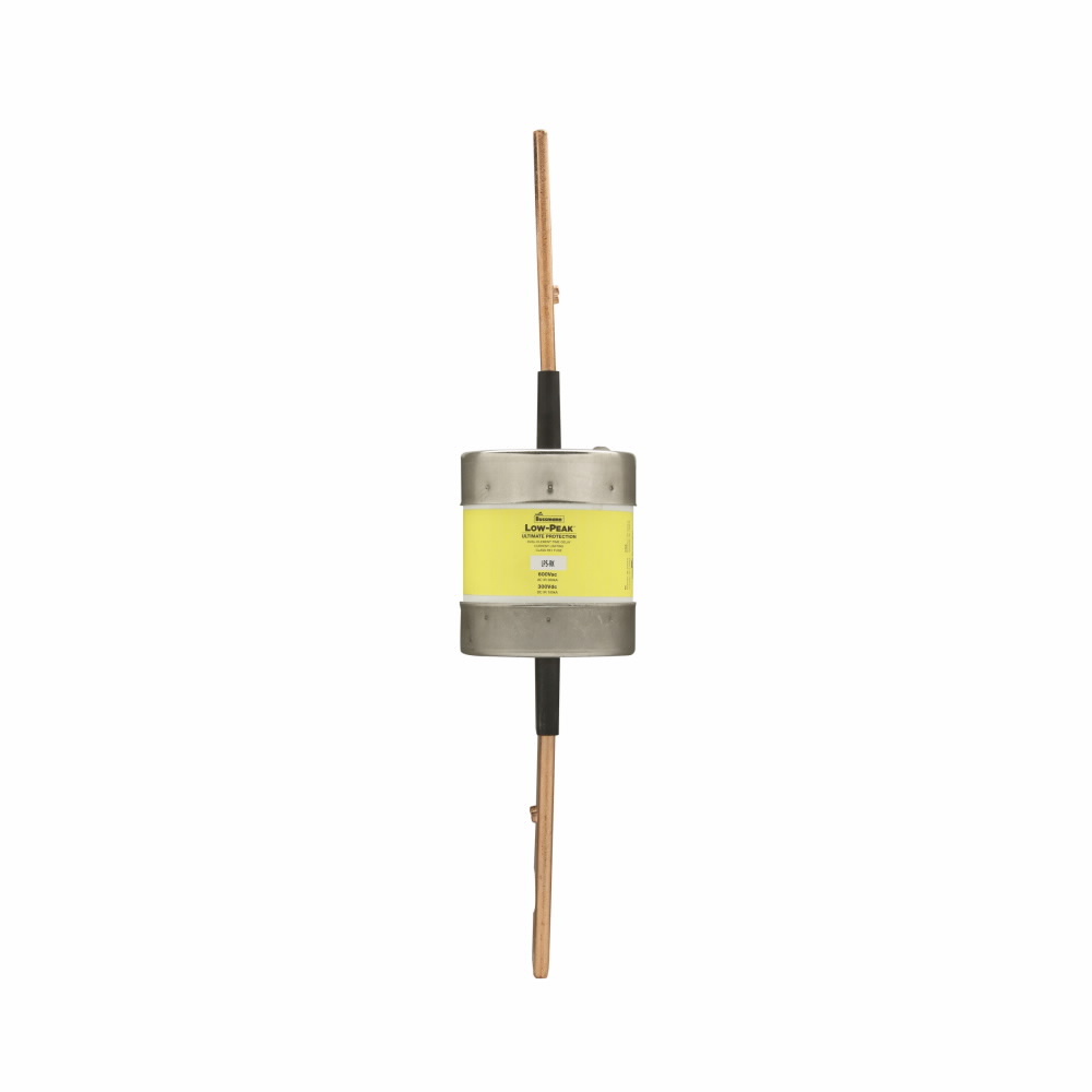 Eaton Bussmann series LPS-RK fuse, Low-peak fuse, 500 A, Dual, Class RK1, Non-indicating, Blade end x blade end, Time delay,Current-limiting, 300 kAIC at 600 V,100 kAIC at 300 Vdc, Standard, 1, 600 V, 300 Vdc