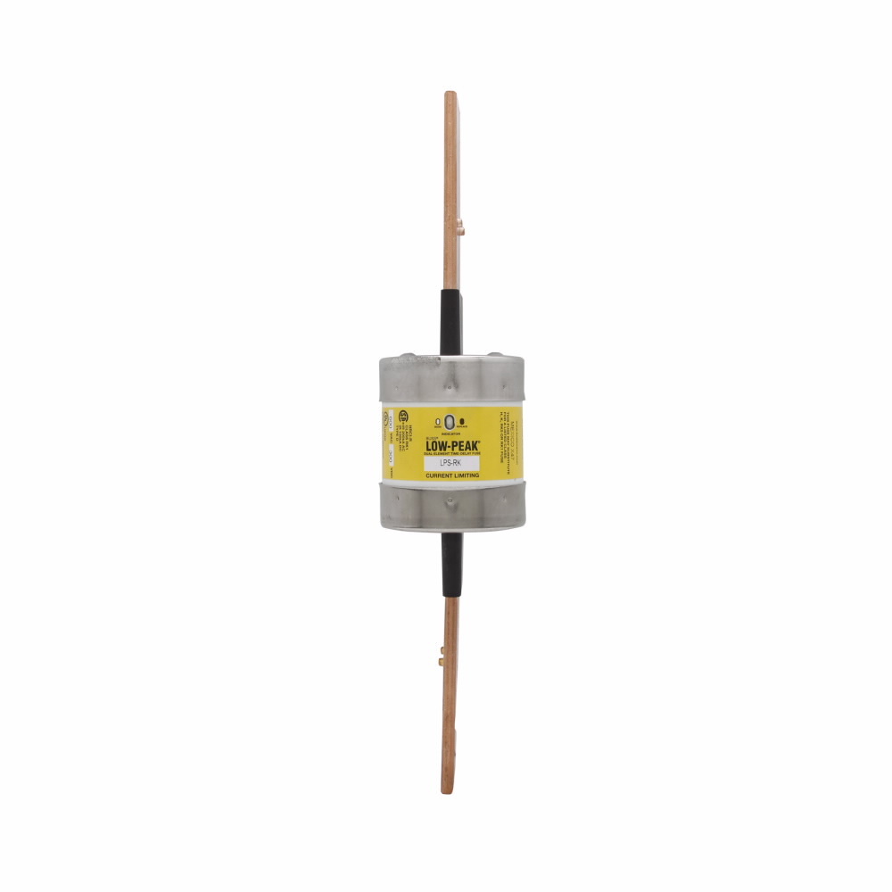 Eaton Bussmann series LPS-RK fuse, Low-peak fuse, 600 A, Dual, Class RK1, With Indicator, Blade end x blade end, Time delay,Current-limiting, 100 kAIC at 300 Vdc,300 kAIC at 600 V, Standard, 1, 600 V, 300 Vdc