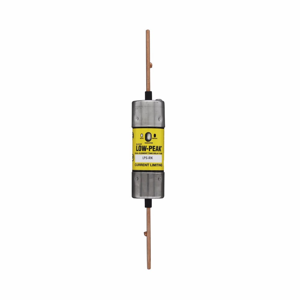 Eaton Bussmann Series LPS-RK Fuse,Low Peak Fuse,Current-Limiting,time delay,Electrically isolated end cap,70 A,600 Vac,300 Vdc,300 kAIC at 600 Vac,100 kAIC at 300 Vdc,Class RK1,Dual element,Indicating,1 unit,LPS-RK1 series