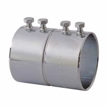 Eaton Crouse-Hinds series rigid/IMC set screw type coupling, Rigid/IMC, Malleable iron, Four tightening screws, 5"