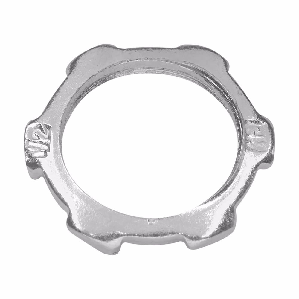 20X Thin Construction Conduit Locknut, 4 in, For Use With Rigid/IMC Conduit, Steel