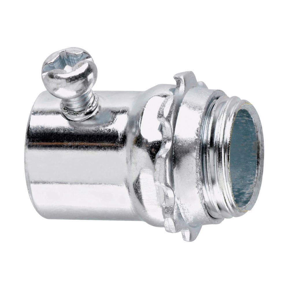Eaton CrouseHinds series EMT set screw type connector, EMT, Stra
