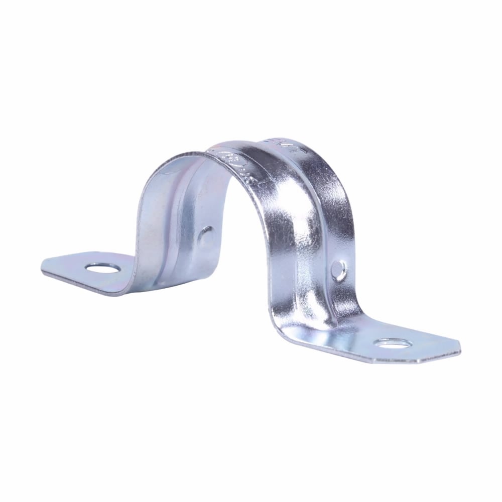 Eaton Crouse-Hinds series rigid/IMC strap, Galvanized steel, 2-1/2", Two hole