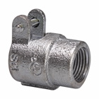 Eaton Crouse-Hinds series rigid/IMC combination coupling, Flexible steel (squeeze type) to rigid (threaded), Rigid/IMC, Malleable iron, Combination type, 1/2"-1/2"