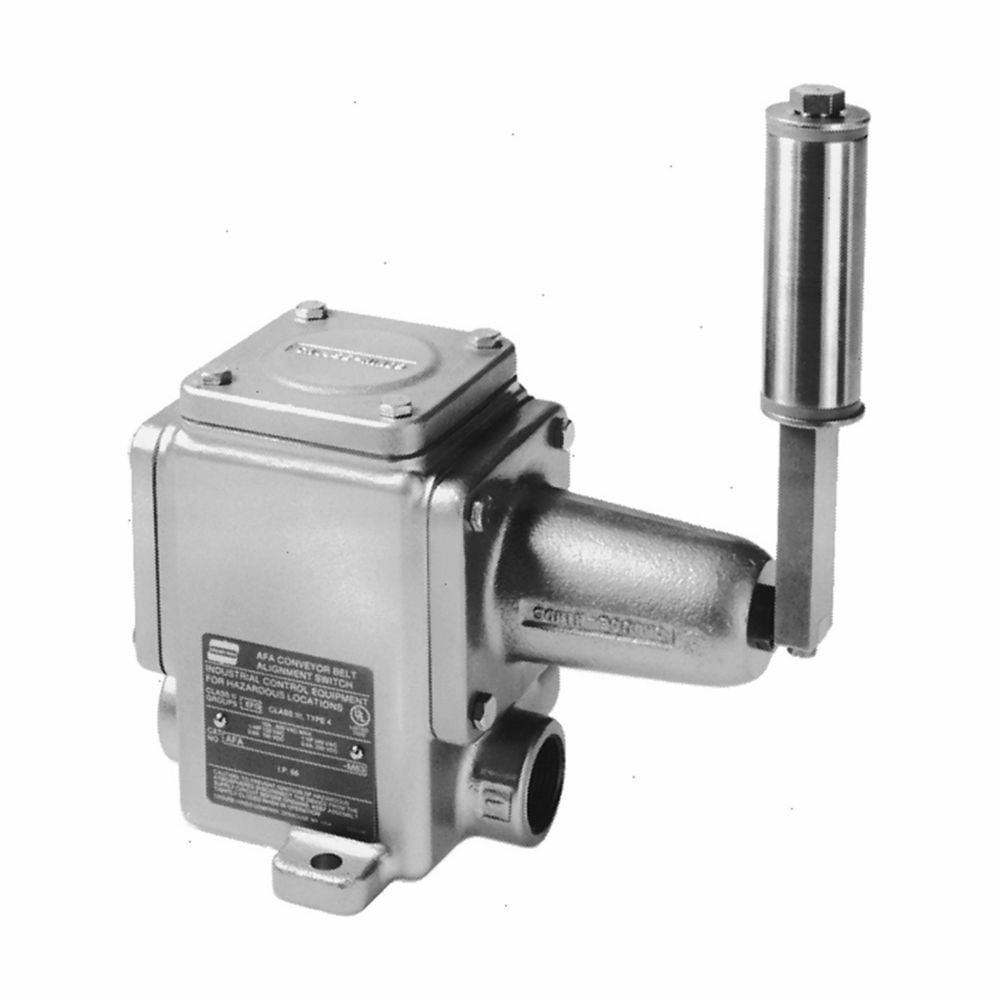 Eaton Crouse-Hinds series AFA/AFAX operating arm assembly, Includes roller, end cap, shoulder screw, adjustable operating arm, fillister head screw and washers, Used with AFA/AFAX series conveyor belt alignment switches