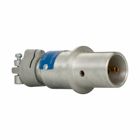 Eaton Crouse-Hinds series Arktite APJ plug, 20A, 0.25-0.50", Two-wire, two-pole, 50-400 Hz, Style 1, Copper-free aluminum, Without fastening ring, 600 Vac/250 Vdc