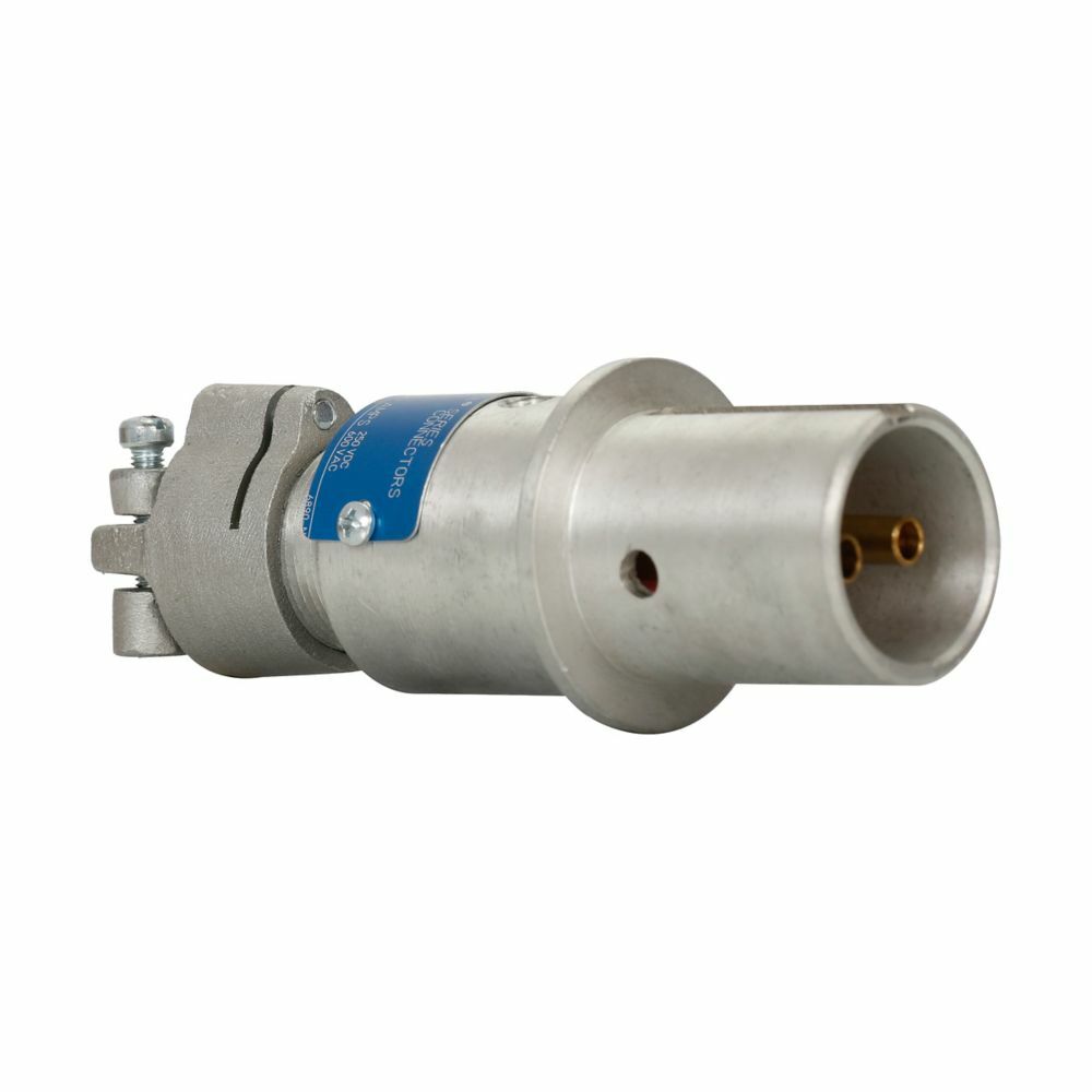 Eaton Crouse-Hinds series Arktite APJ plug, 20A, 0.50-0.87", Two-wire, two-pole, 50-400 Hz, Style 1, Copper-free aluminum, Without fastening ring, 600 Vac/250 Vdc