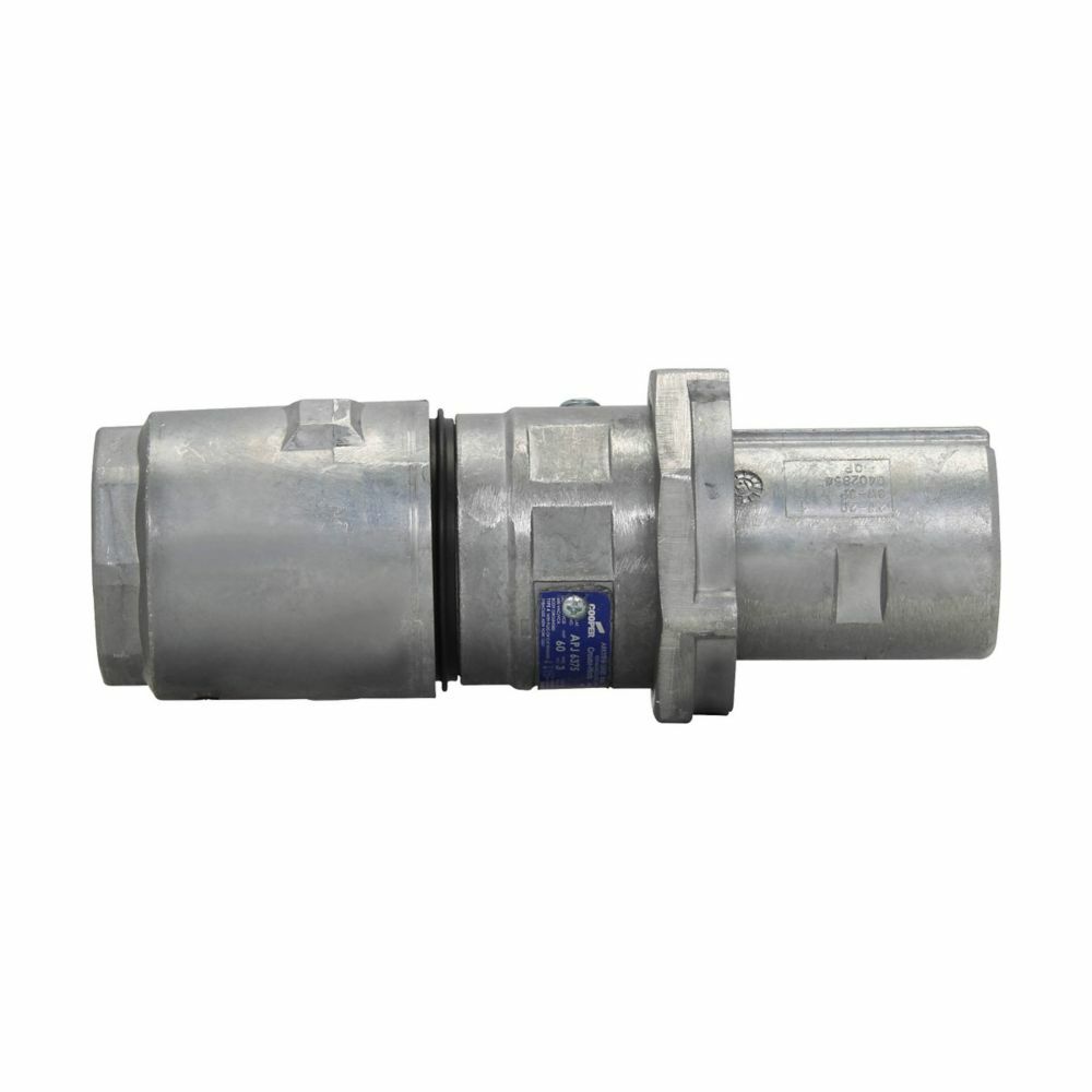 Eaton Crouse-Hinds series Arktite APJ plug, 30A, 0.39-1.20", Three-wire, three-pole, 50-400 Hz, Style 1, Copper-free aluminum, 600 Vac/250 Vdc