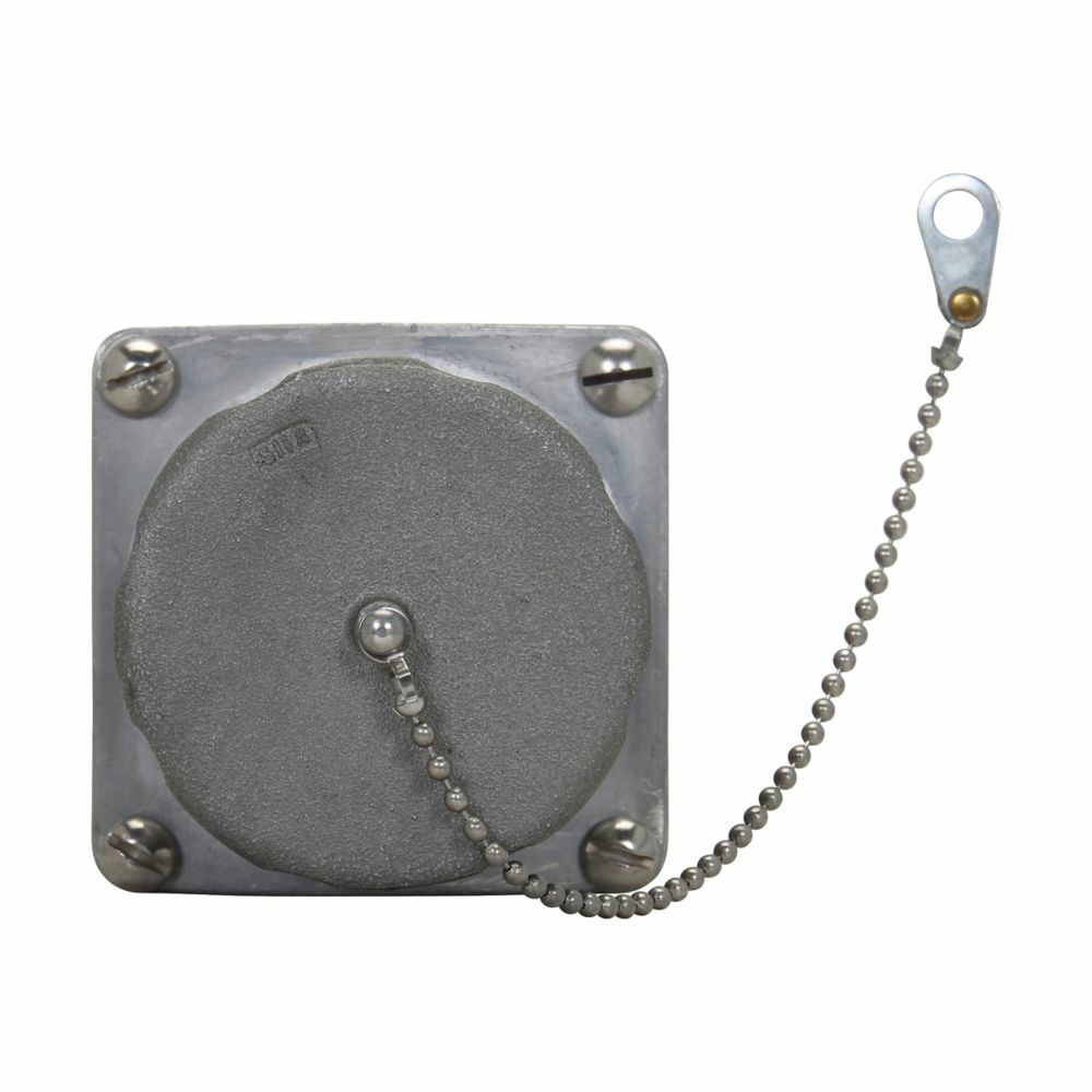 Eaton Crouse-Hinds series Arktite AR receptacle, 30A, Three-wire, four-pole, 50-400 Hz, Style 2, Copper-free aluminum, Threaded cap, 600 Vac/250 Vdc