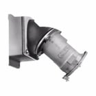 Eaton Crouse-Hinds series Arktite AREA receptacle assembly, 200A, Two-wire, three-pole, 50-400 Hz, Style 2, Copper-free aluminum, Spring door, Crimp/solder, 2", 600 Vac/250 Vdc, 0.56"