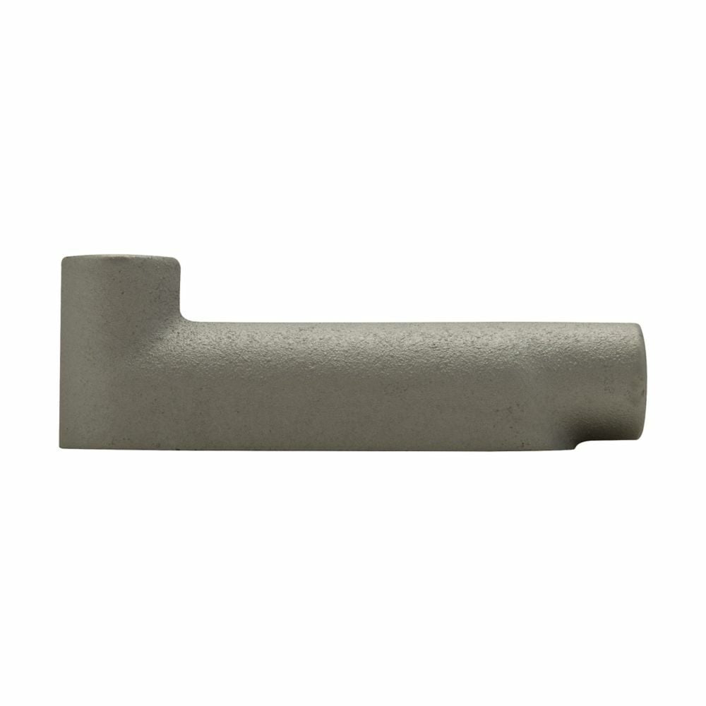 Eaton Crouse-Hinds series Condulet B mogul conduit body, Copper-free aluminum, LB shape, 2"