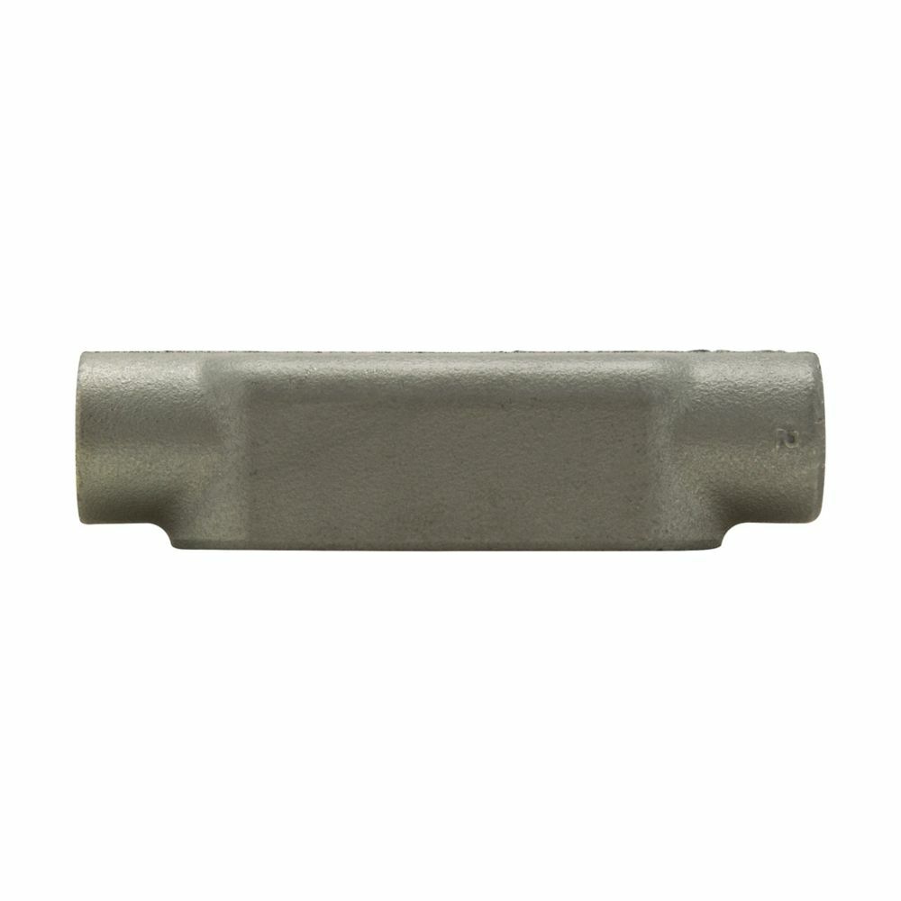 Eaton Crouse-Hinds series Condulet Form 8 conduit outlet body, Feraloy iron alloy, C shape, 2-1/2"