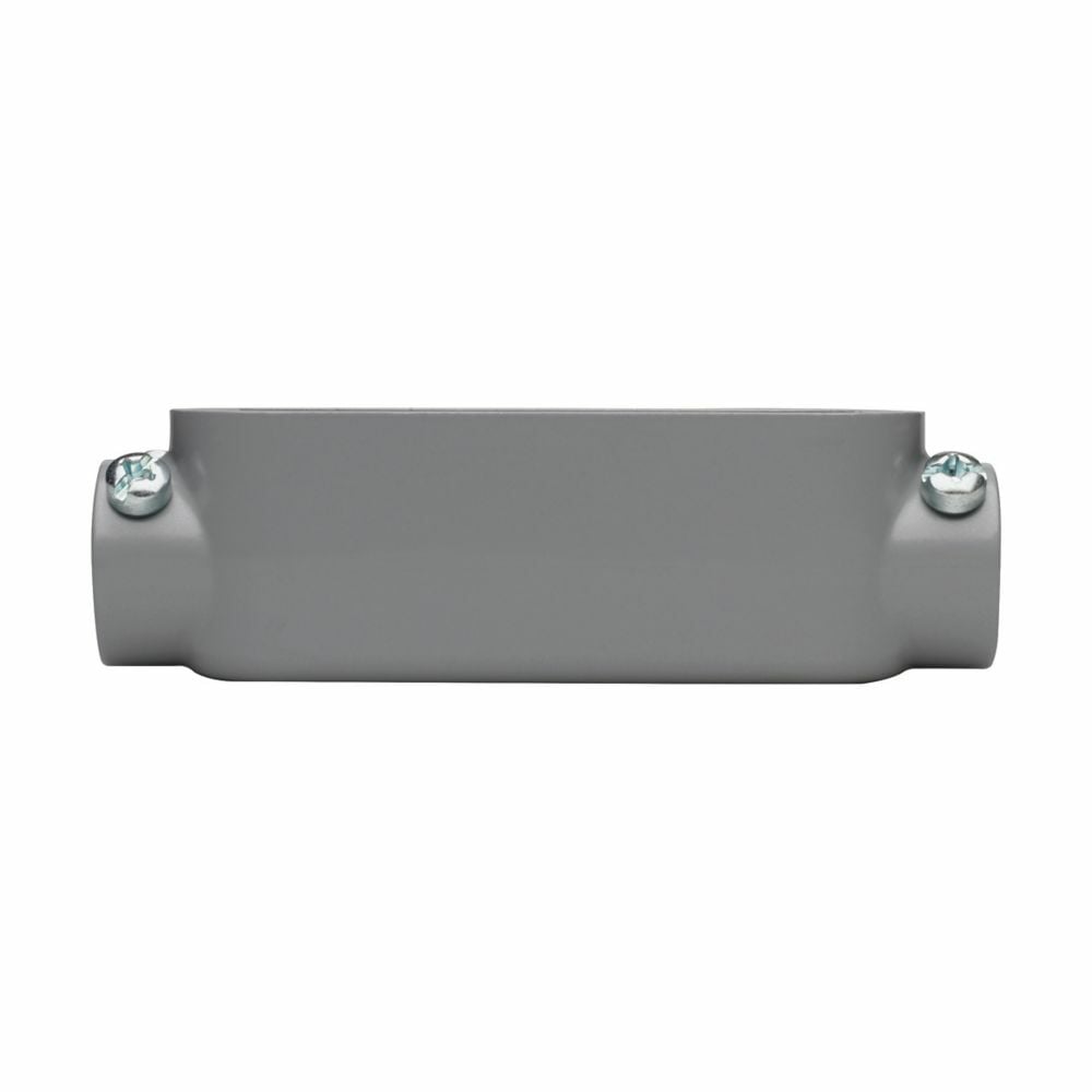 Eaton Crouse-Hinds series Condulet Series 5 conduit outlet body, Rigid/IMC, Copper-free aluminum, C shape, Body, traditional cover and gasket, 3"