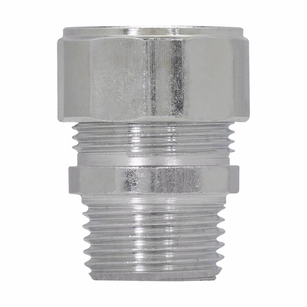 Eaton Crouse-Hinds series CG color-coded cord grip, Cable range min/max: 1.05-1.15", Orange, Straight, Steel, 1-1/4"