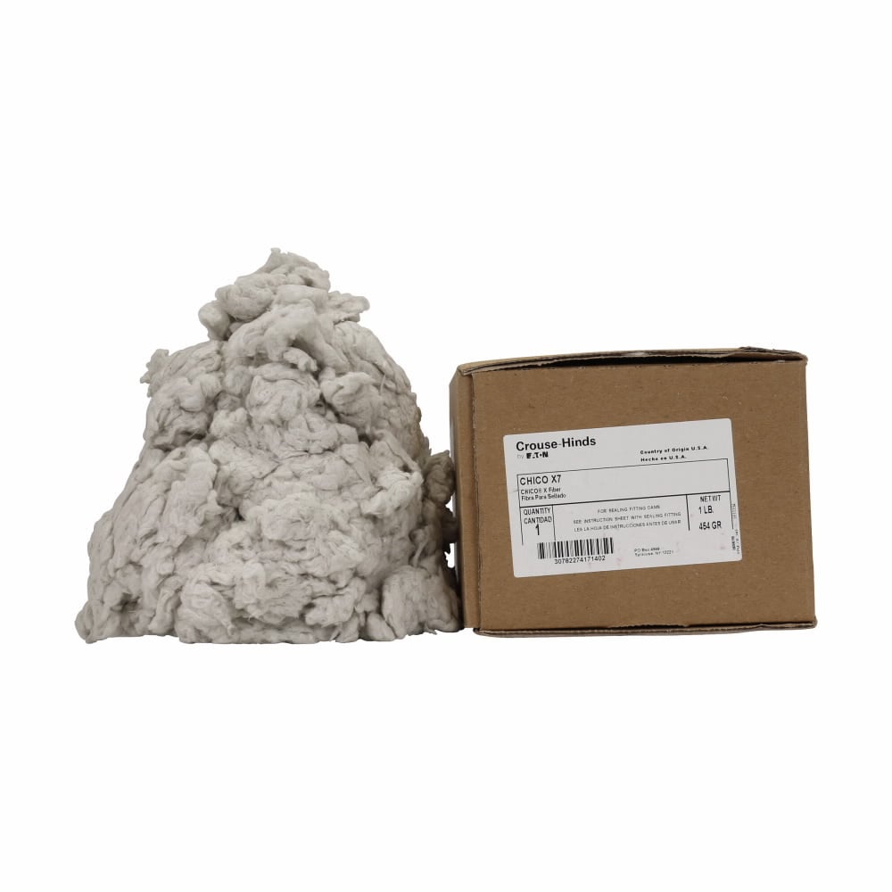 Eaton Crouse-Hinds series Chico X fiber sealing compound, Mineral wool, 8 oz