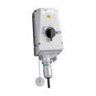 Eaton Crouse-Hinds series Arktite CSR interlocked receptacle, 60A, Brass contacts, Non-fused, Style 2, 20 HP/40 HP, Krydon fiberglass-reinforced polyester, 1-1/4", 250-600 Vac