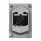 Eaton Crouse-Hinds series DSD selector switch cover and device sub-assembly, 10A, Feraloy iron alloy, 3 position, 4 circuit, Factory sealed, Maintained contact, 600 Vac