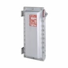 Eaton Crouse-Hinds series EBM disconnect switch, 60A, With switch, Fused, 10 HP/15 HP, Copper-free aluminum, Polyphase, 200-600 Vac/250 Vdc