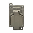 Eaton Crouse-Hinds series Ark-Gard ENR Value receptacle assembly, 20A, Single, 50-400 Hz, Copper-free aluminum, 5-20R, Single-gang, Dead end, 1", 125 Vac