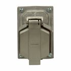 Eaton Crouse-Hinds series Ark-Gard ENR Value receptacle, 15A, 50-400 Hz, Copper-free aluminum, 5-15R, 125 Vac