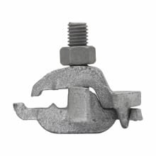 Eaton Crouse-Hinds series ETC edge type conduit clamp, Rigid/IMC, Iron, Electrogalvanized, 3"