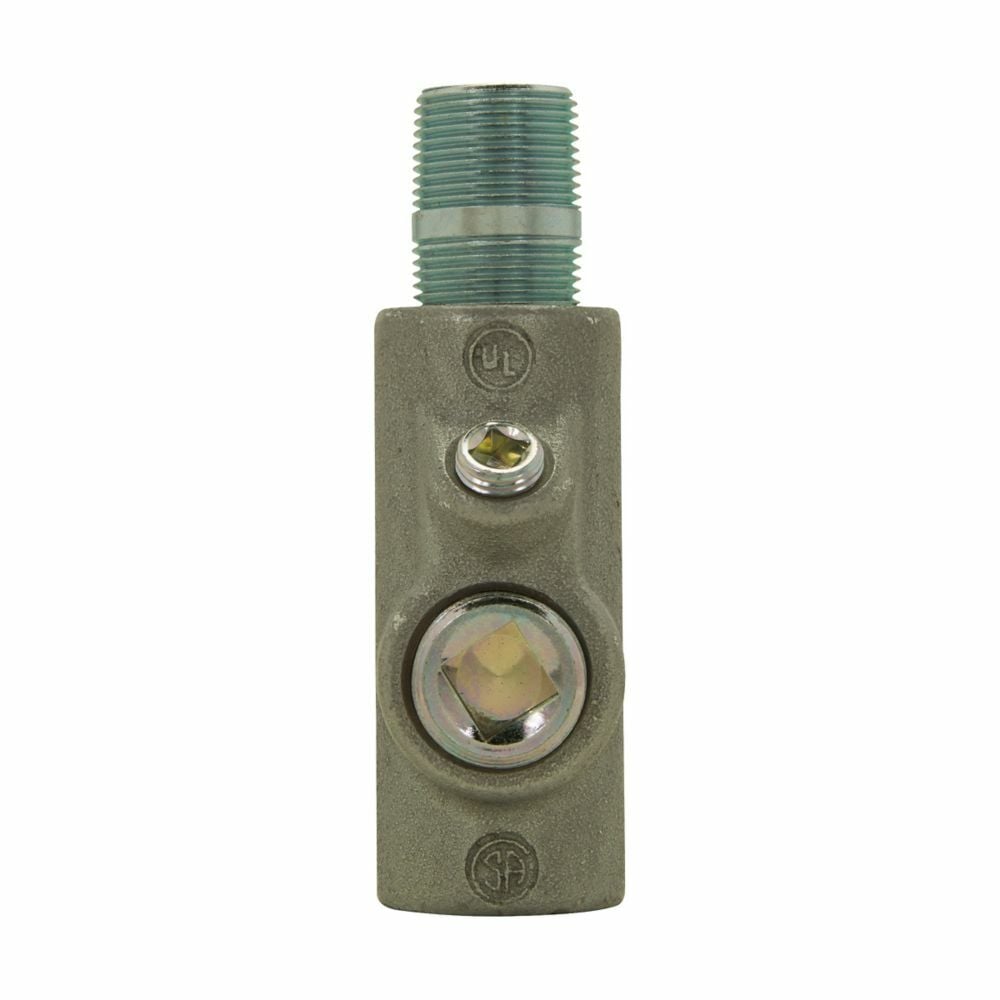 Eaton Crouse-Hinds series EYS conduit sealing fitting, Male and female, Copper-free aluminum, Vertical or horizontal, Group B rated, 1/2"
