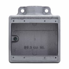 Eaton Crouse-Hinds series Condulet FS device box, Shallow, Copper-free aluminum, Two-gang, 3/4"