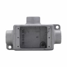 Eaton Crouse-Hinds series Condulet FSC device box, Shallow, Copper-free aluminum, Single-gang, T shape, 3/4"